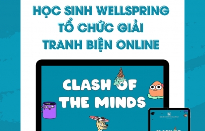 Học sinh  game đánh bài tiến lên 
 tổ chức giải tranh biện Online “Clash Of The Minds”